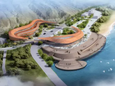 Modern planning museum building 3D model