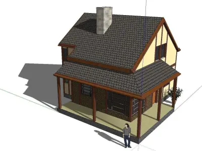 Creative Design-Holiday Cabin-0112 3D model