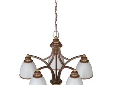 Hanging chandelier A9518LM-5BA 3D model