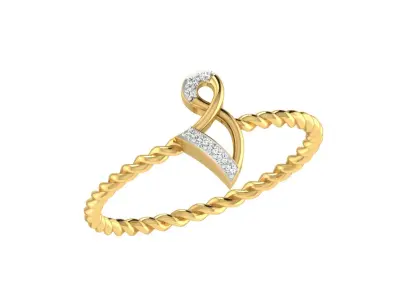 Women Ring Render 3dm STL OBJ FBX  3D print model get