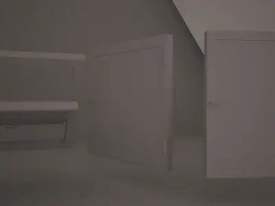 Windows modern 3 types 3D model