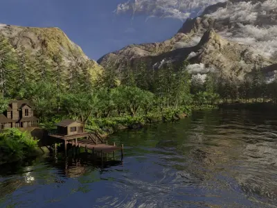 Jungle Scene 3D model