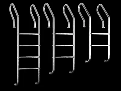 Pool Ladders Low-poly 3D model