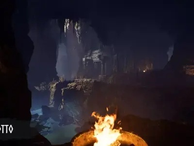 Modular Cave Low-poly 3D model