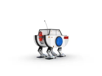 Funny Robot Character 3D model