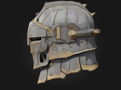 3D Model of a Mighty Protectors Helm 3D model
