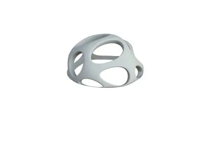 SciFi Cube Object No 51995 Low Poly Shape Low-poly 3D model