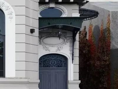 Classic Iron Wrought Door 3D model