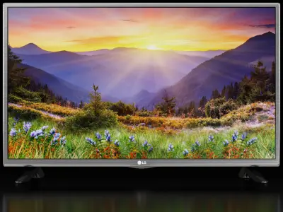 LG 32LH513U LED TV Low-poly 3D model