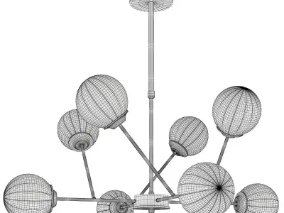  Proto Chandelier Low-poly 3D model
