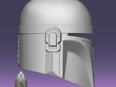 Mandalorian Praetor Helmet 3d digital download 3D print model