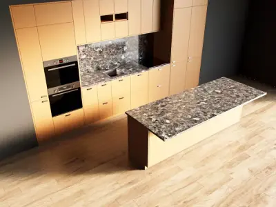 68-Kitchen8 matte 6 3D model