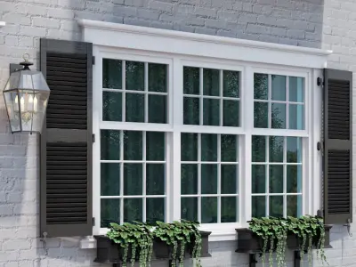 Windows and doors in the style of modern classics 4 3D model 3D model