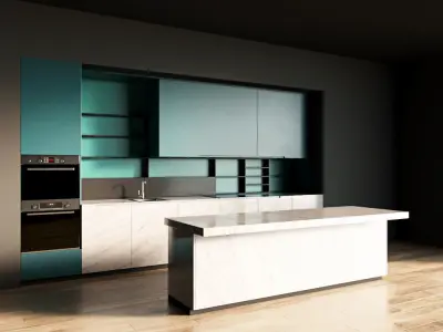 72-Kitchen12 matte 6 3D model