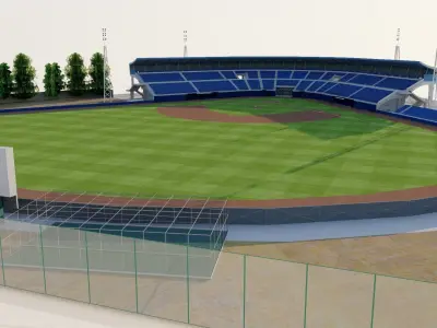 Neptunus Familiestadion - Rotterdam 3D model