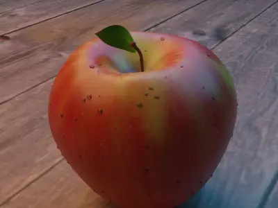 Apple fruit 3d model 3D model