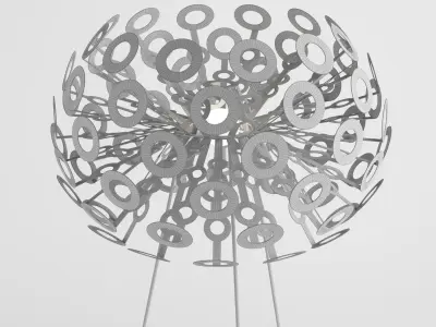 Dandelion floor lamp Free 3D model