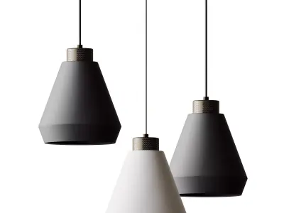 Edge pendant lamp medium from Herstal 3D model