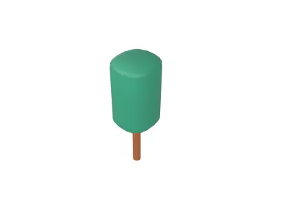Cartoon Tree v7 003 Low-poly 3D model