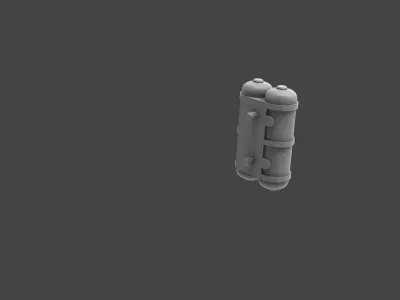 Armored Might - Large Sponsons - Omni Slot 3D print model