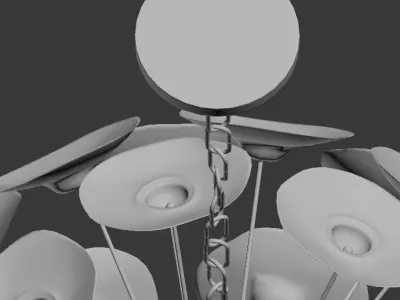 Lily Round 3D model