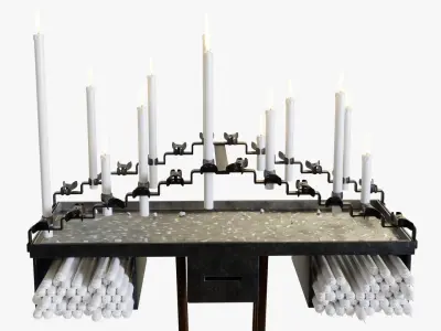 Old votive candle holder