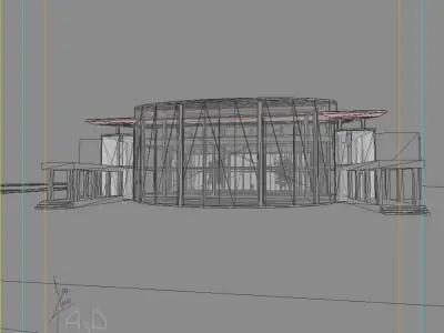 School Facility 3D model