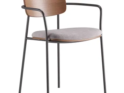 Maureen Chair and Montuiri Extendable Table 2017 3D model
