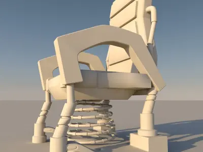 Sci Fi Chair 3D model