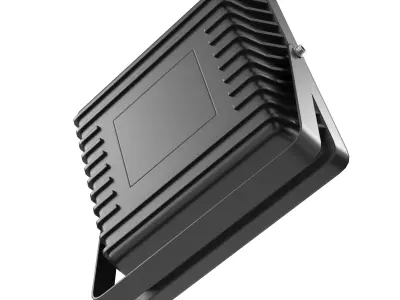Low Poly Flood Light Low-poly 3D model