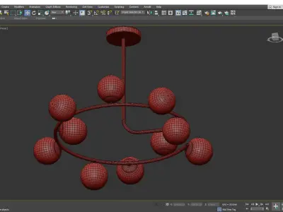 KEONA chandelier Low-poly 3D model