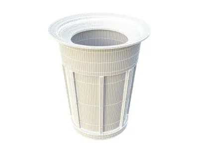 NYC Trash Bin V03 3D model