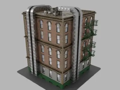 Classic old building 3D model