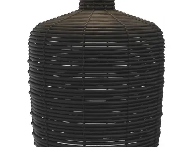 Cambria Rattan Table Lamp 3D model