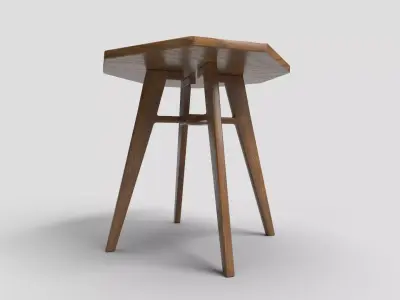 Octagon Table CG83 3D model