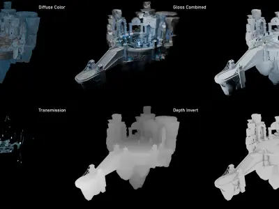 Optimized Game Environment - Stylized Dungeon 3D model
