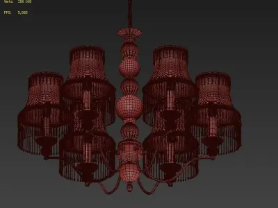 Chiaro Chandelier 3D model