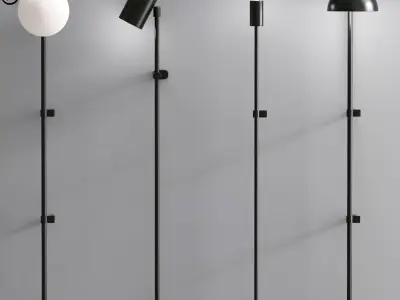 Modern Wall Light Lamp Scone 3D model