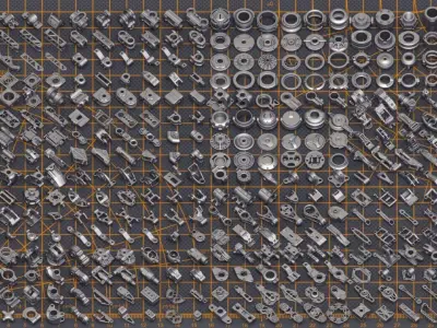 Mech Warrior 3D model