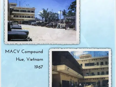 American headquarters of the MACV Compound Hue Vietnam - Modern  3D print model