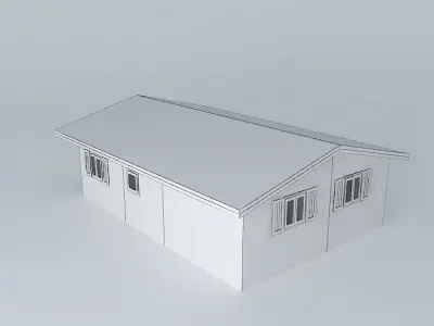 Decochalet 2015 YANS ground floor with roof Free 3D model