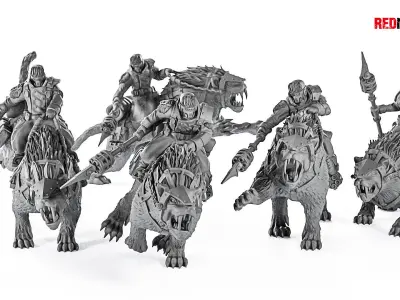 Ice Warriors - Riders of the Imperial Force 3D print model