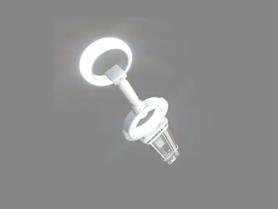 SciFi Sword A08 Full White - Character Design Fashion Low-poly 3D model