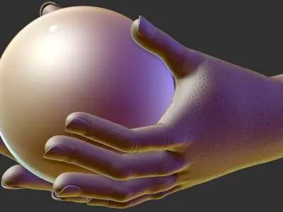 hand lamp 3D model 3D print model