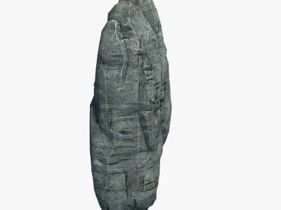 Rocky Cliff  Low-poly 3D model