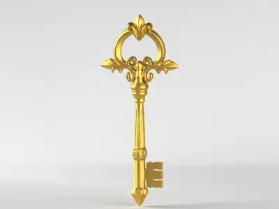 A key 3D print model