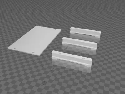 Automobile platform scales  weights 3D print model