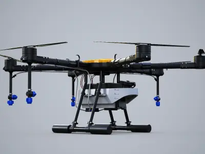  Agricultural Drone - Farming UAV Sprayer for Crop Dusting Precision Agriculture 