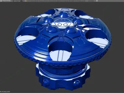 UFO Type 6 High Poly Version 3D model