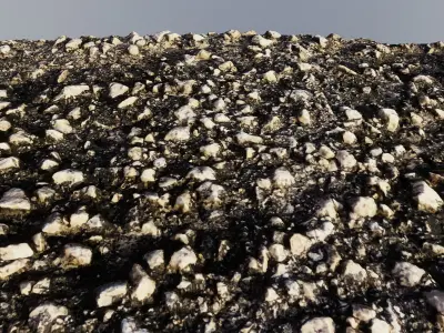 Rough road photoscan 3D model